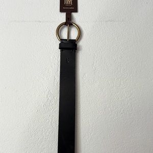 Frye 46” leather belt